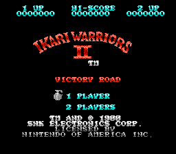 Ikari Warriors II - Victory Road (USA)